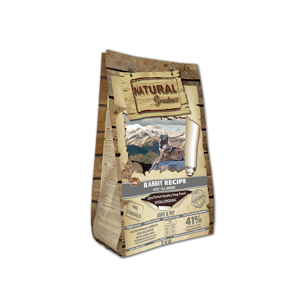 Natural Greatness Receta Sensitive Conejo Light & Fit