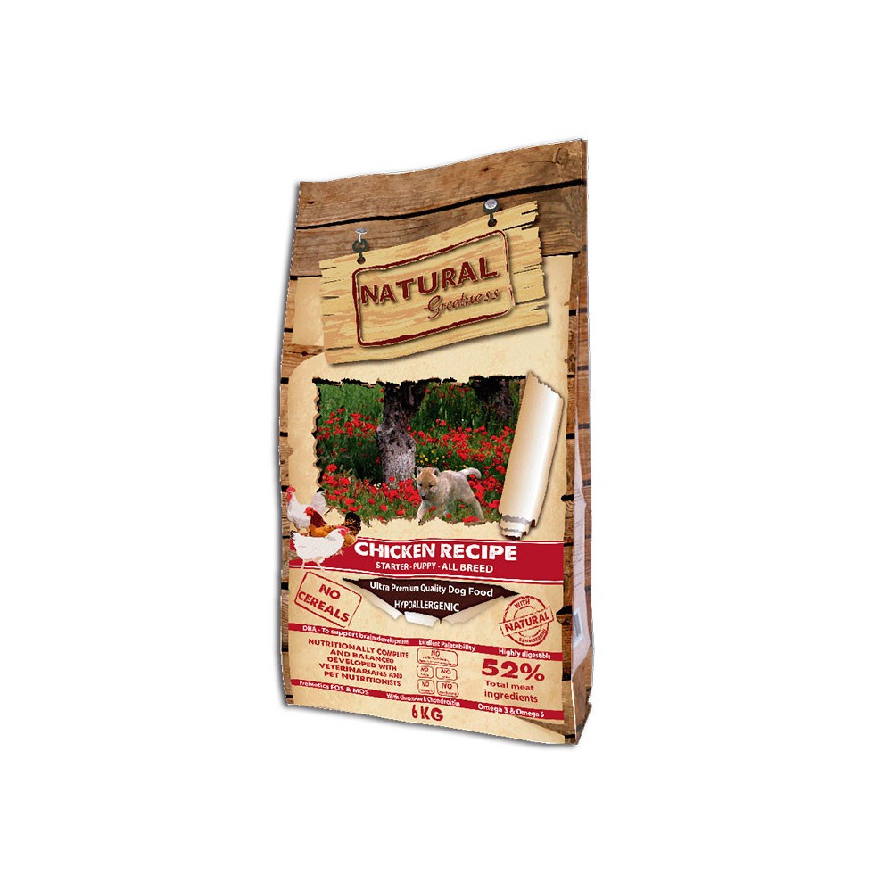 Natural Greatness Receta Puppy-Starter Pollo