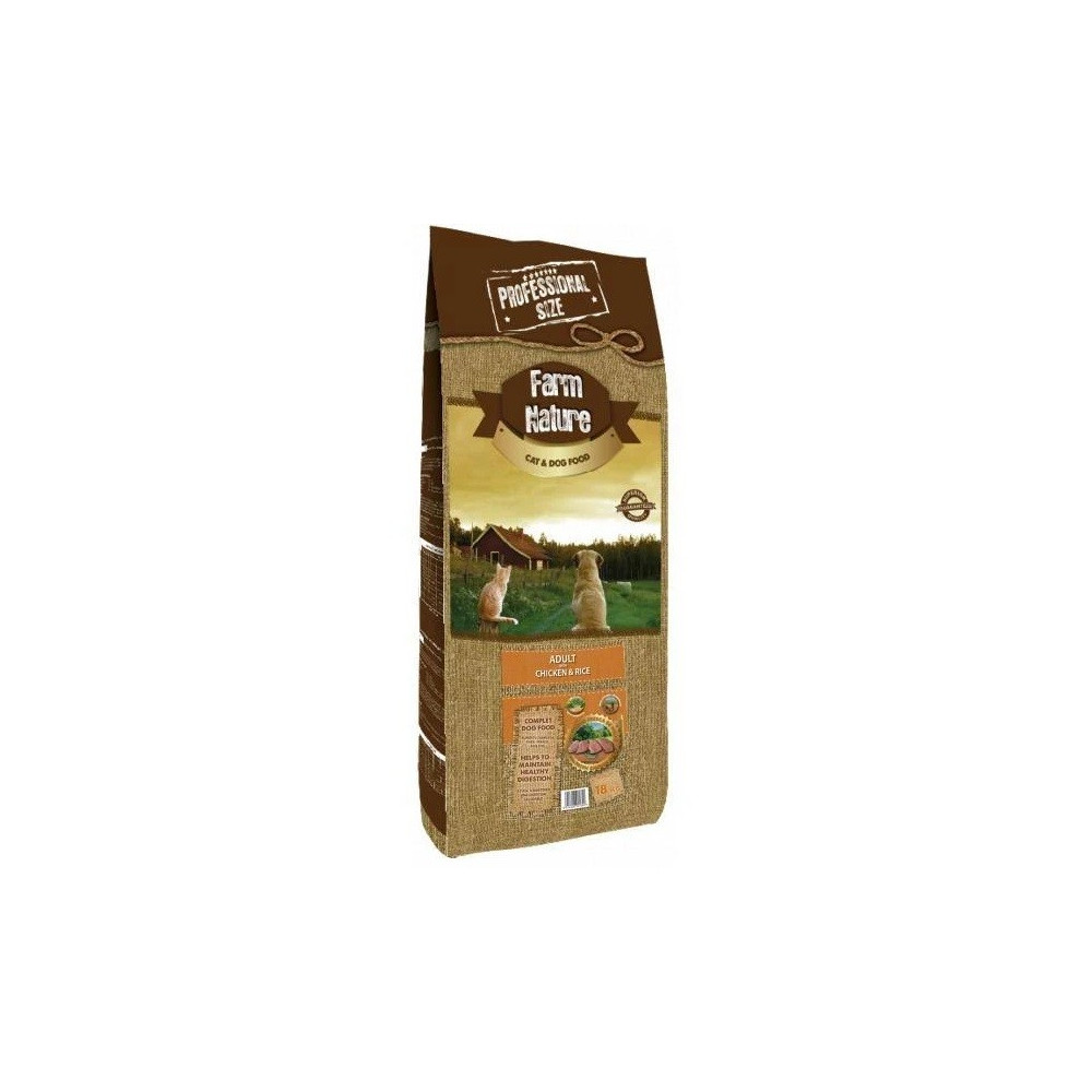 Farm Nature Adulto Pollo y Arroz 18 KG