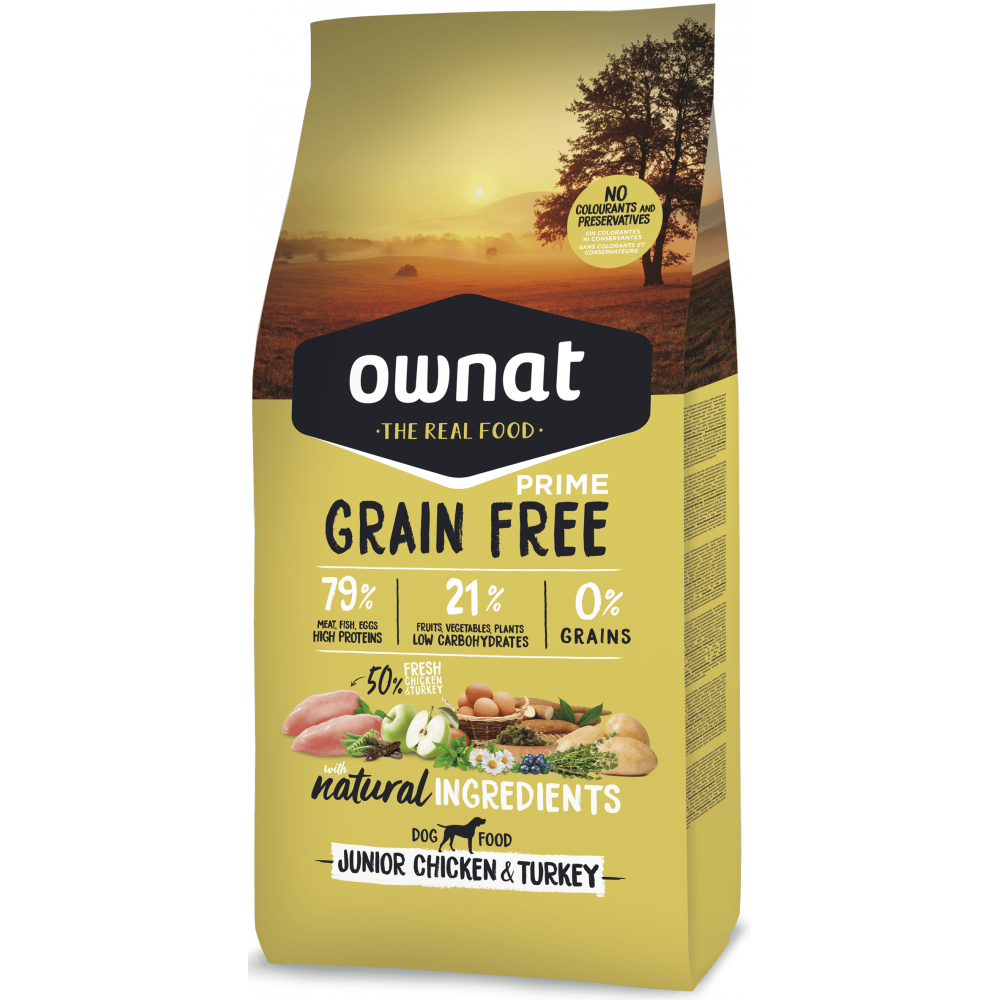 Ownat Prime Grain Free Junior Chicken & Turkey 14 kg