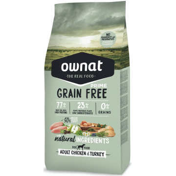 Ownat Prime Grain Free Adult Chicken & Turkey 14 kg