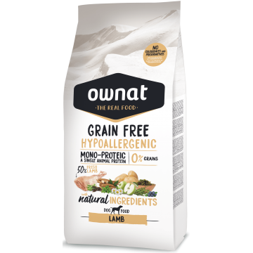 Ownat Prime Grain Free Hypo Lamb 14 kg