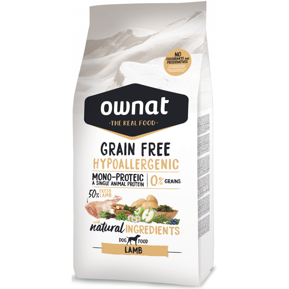 Ownat Prime Grain Free Hypo Lamb 14 kg