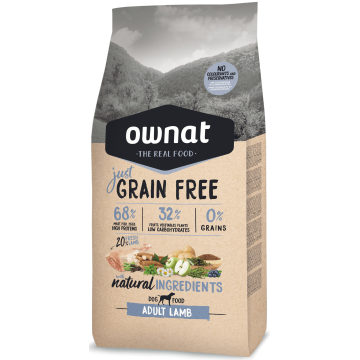 Ownat Just Grain Free Adult Lamb 14 kg