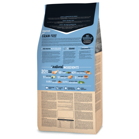 Ownat Just Grain Free Adult Lamb 14 kg
