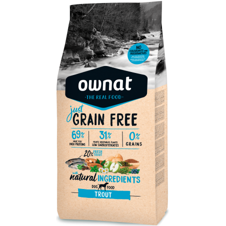 Ownat Just Grain Free Trout 14 kg