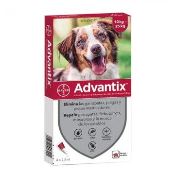 Advantix Pipetas Triple Protección para Perro (4 pipetas)