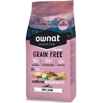 Ownat Prime Grain Free Mini Adult Lamb 3 kg