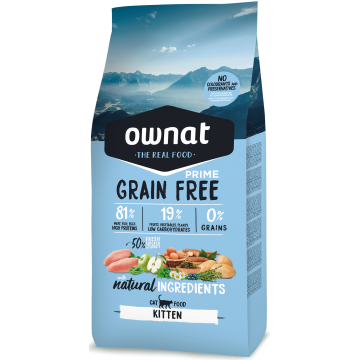 Ownat Cat Prime Grain Free Kitten 3kg