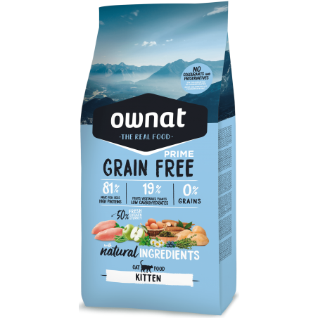 Ownat Cat Prime Grain Free Kitten 3kg