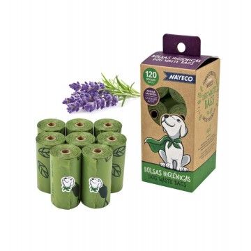 Pack 120 Bolsas Higiénicas con Aroma a Lavanda Nayeco