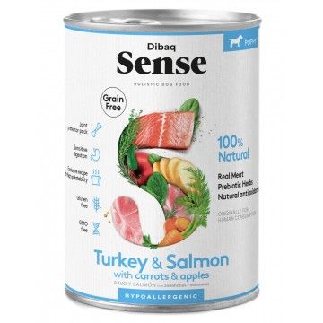 Dibaq Sense Lata Salmón y Pavo Grain Free 380g