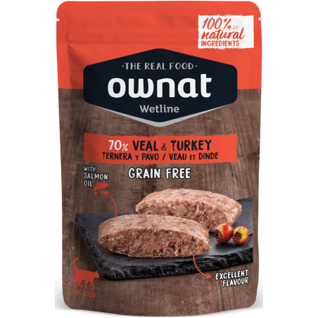 Ownat Wetline Ternera y Pavo 85 g