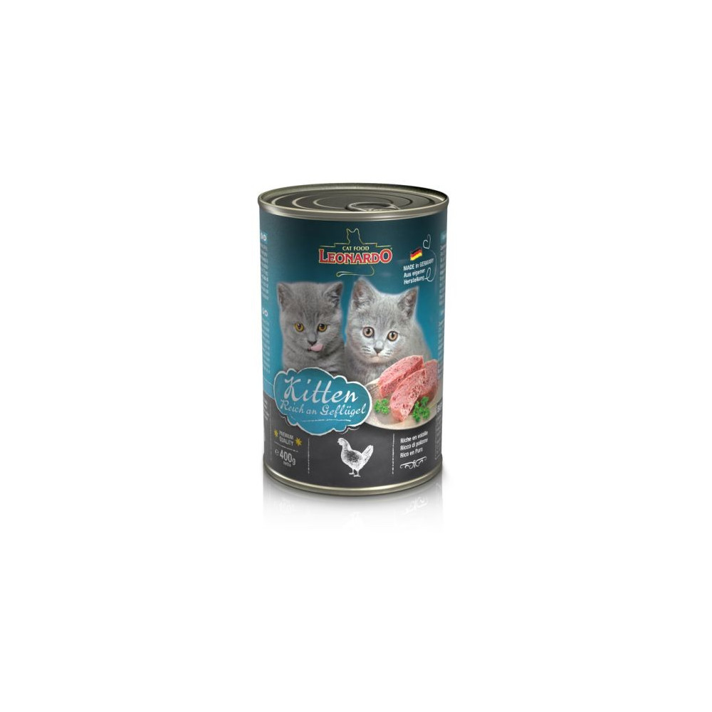 Lata Leonardo  Kitten 400 g