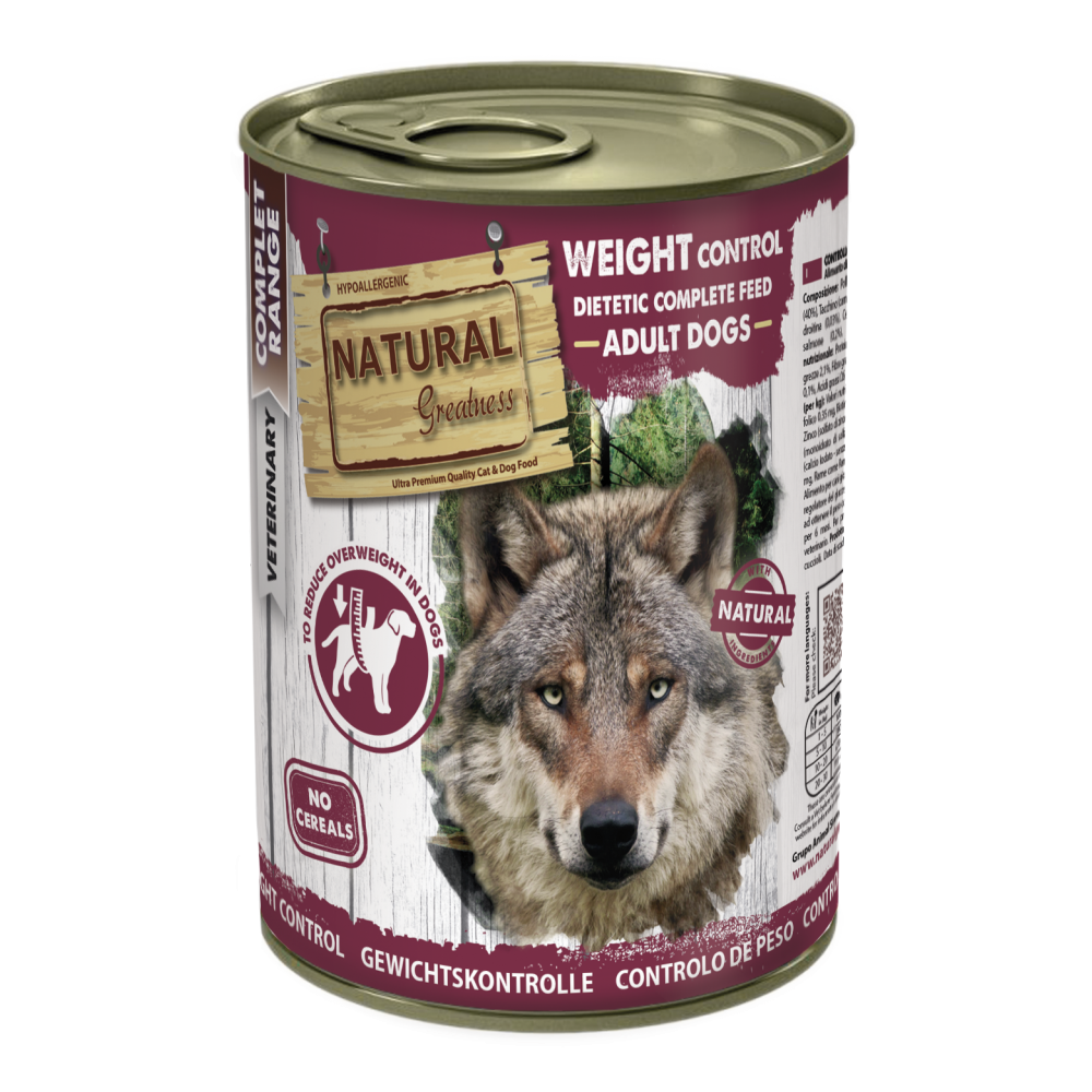 Natural Greatness Diet Lata Control de Peso para Perros 400gr