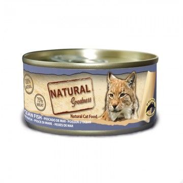 Natural Greatness Gatos Lata Pescado de Mar 70 gr