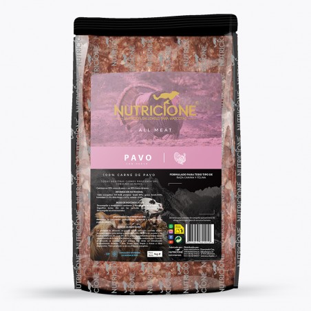 Dieta Barf Nutricione All Meat de Pavo