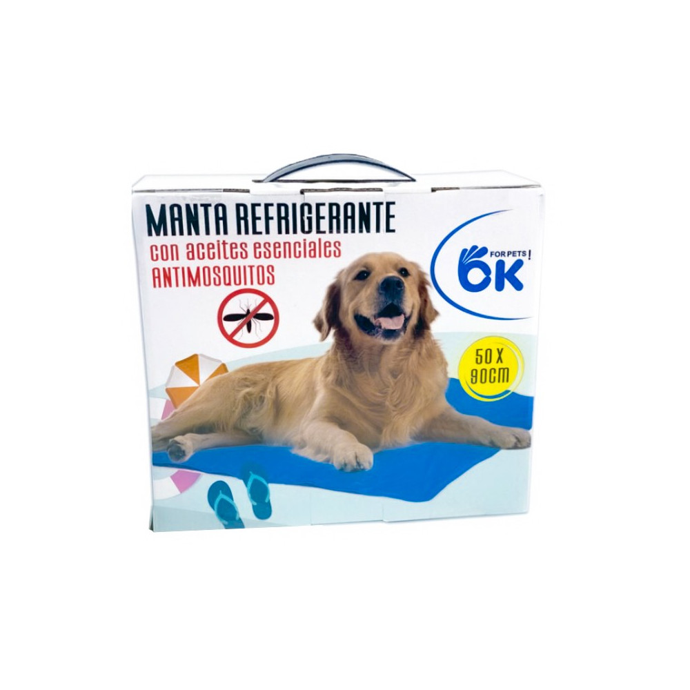Manta Refrigerante 50x90 cm con Aceites Esenciales Antimosquitos