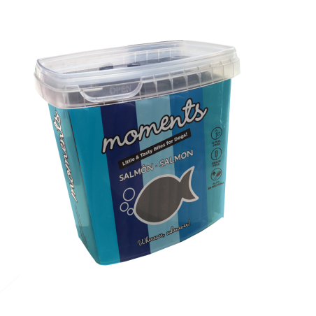 MOMENTS Barritas Salmón Para Perro 600 GR