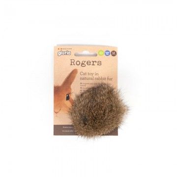 Gloria Rogers Ratón con rabito de cuero Para Gatos 12 cm