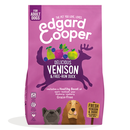 Edgard & Cooper Grain Free Venado y Pato de Corral Fresco