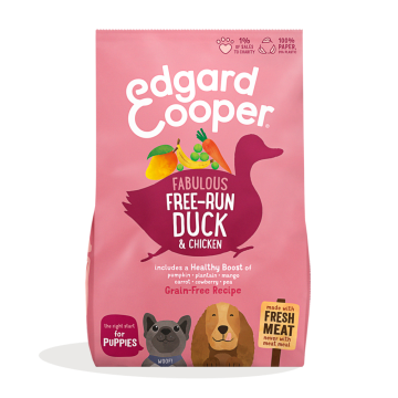 Edgard & Cooper Puppy Grain Free Pato y Pollo de Corral Ecológicos