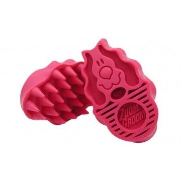 KONG Cepillo de Goma Perros Zoom Groom