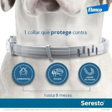 Seresto Collar Perros + 8 Kg / 70cm