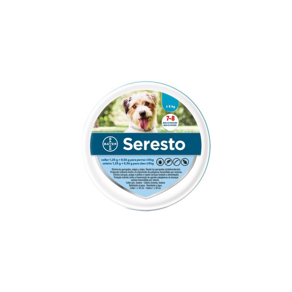 Seresto Collar Perros - 8Kg / 38cm formato lata