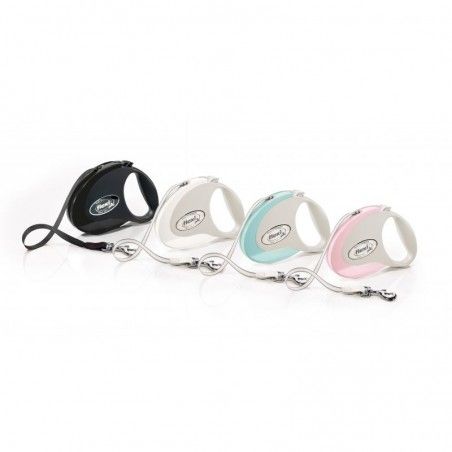 Flexi Correa Extensible Style Talla S con Cinta de 3 m