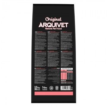 Arquivet Dog Original Adult Salmón 12 Kg ETIQUETA