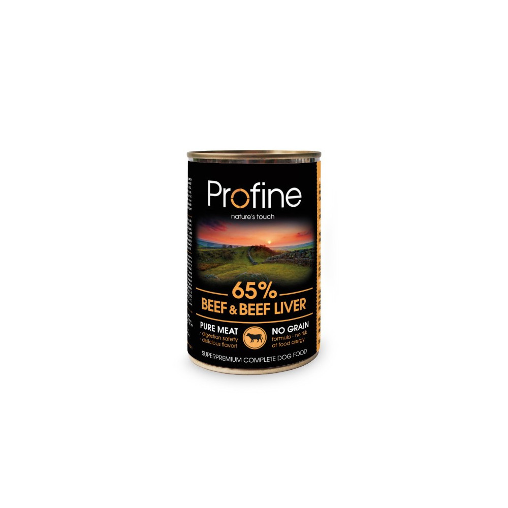 Profine lata Buey e Hígado de Buey 400gr