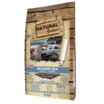Natural Greatness Receta Atlantic Sea Gatos Adultos, Esterilizados y Senior