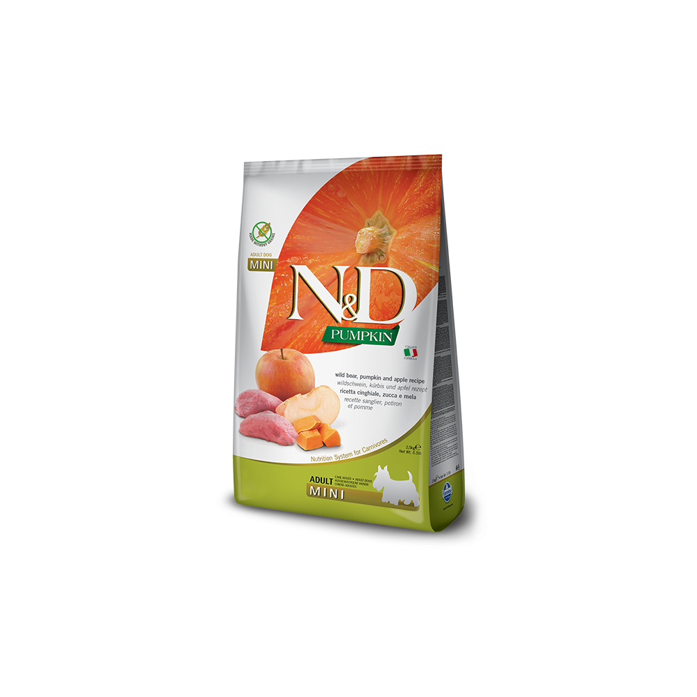 Farmina N&D Pumpkin Adult Mini Jabalí y Manzana 7Kg