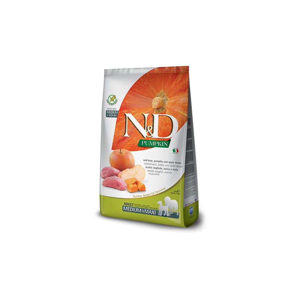 Farmina N&D Pumpkin Adult Medium Maxi Jabalí y Manzana 12Kg