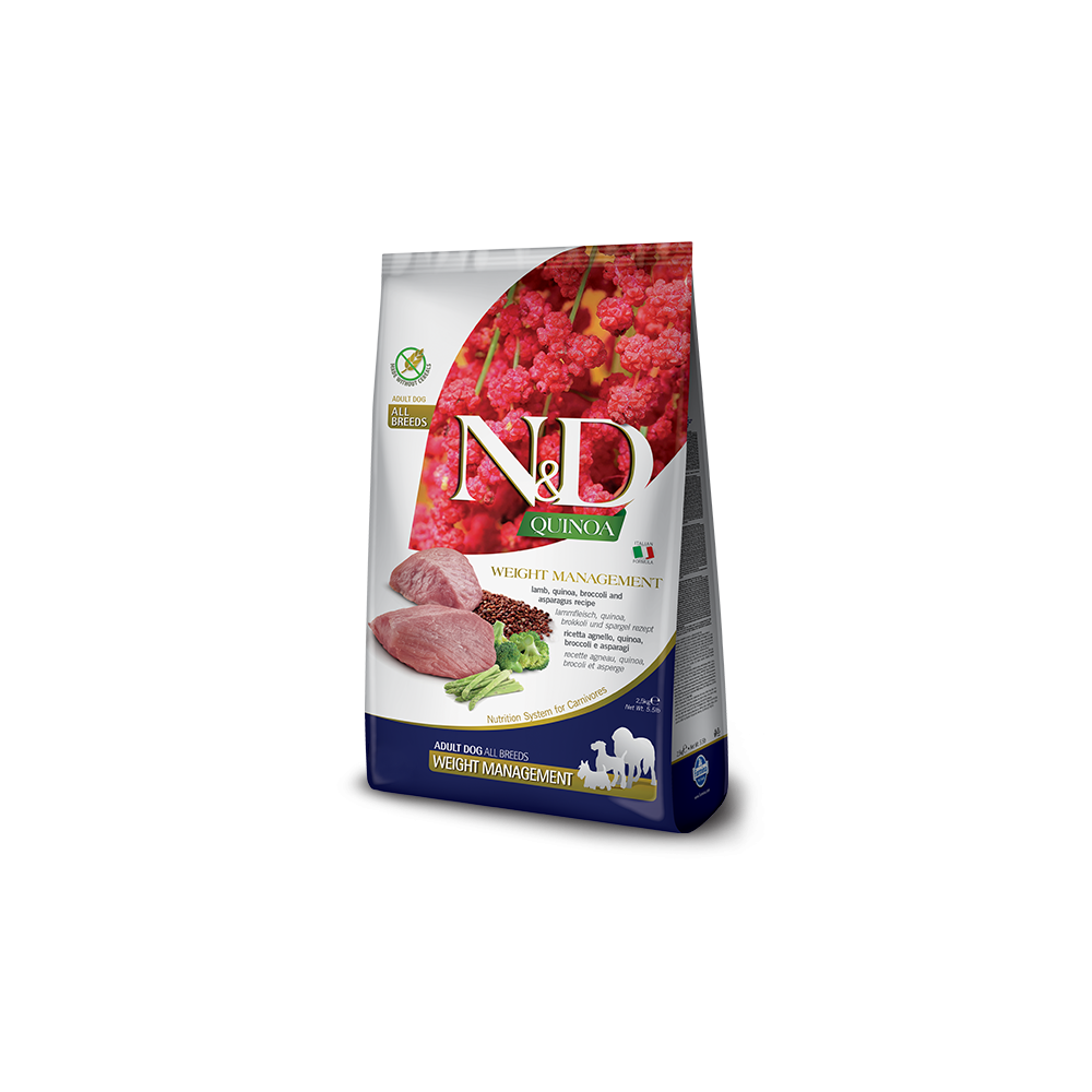 Farmina N&D Quinoa Adult Weight Management Cordero