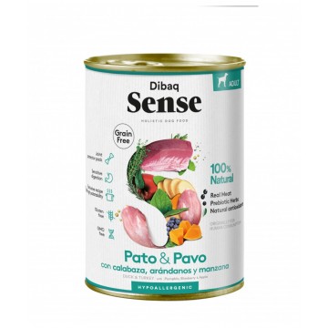 Dibaq Sense 380gr Lata Pato y Pavo GF