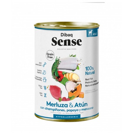 Dibaq Sense 380gr Lata Merluza y Atun GF