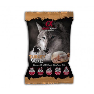 Alpha Spirit Snacks para Perros 50gr Pavo