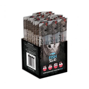 Alpha Spirit Barritas Individuales para Perros 30 unid. Pescado