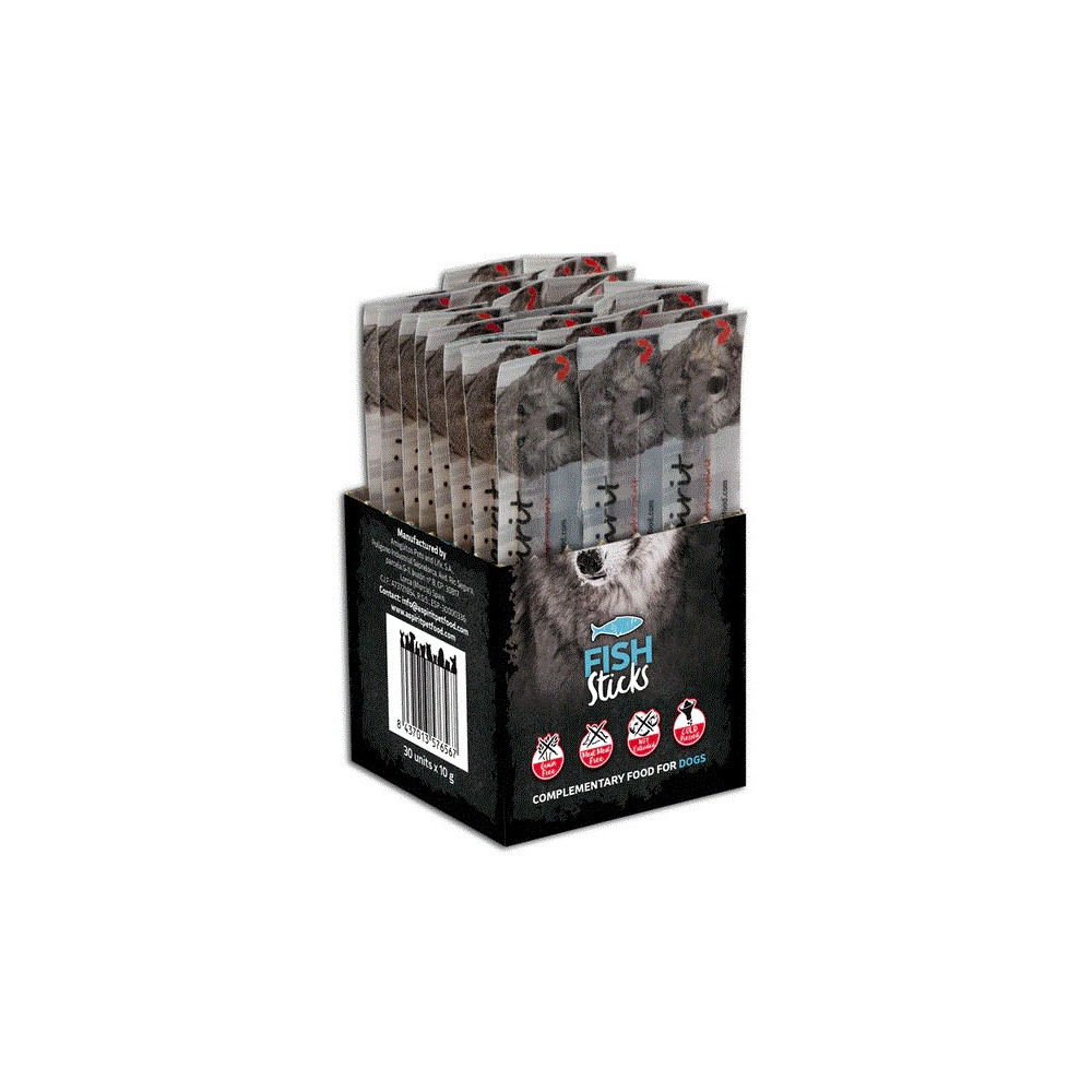 Alpha Spirit Barritas Individuales para Perros 30 unid. Pescado
