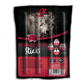 Alpha Spirit Ristra de Barritas para Perros 4 unid. sabor cerdo