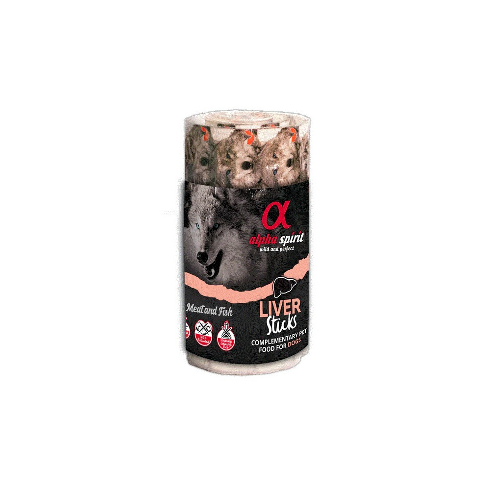 Alpha Spirit Ristra de Barritas para Perros 16 unid. Hígado