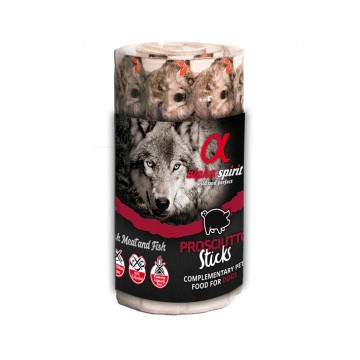 Alpha Spirit Ristra de Barritas para Perros 16 unid. Jamón