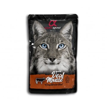 Imagen de Alpha Spirit Pouch Mousse para Gatos 85gr - Ternera