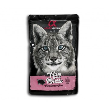Imagen de Alpha Spirit Pouch Mousse para Gatos 85gr - Jamón