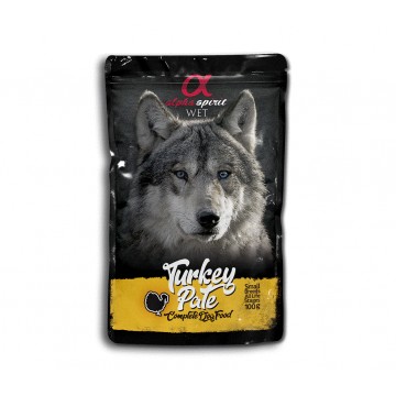 Alpha Spirit Pouch Paté para Perros 300gr Pavo