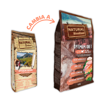 Natural Woodland Receta Optimum Large Breed 10 kg