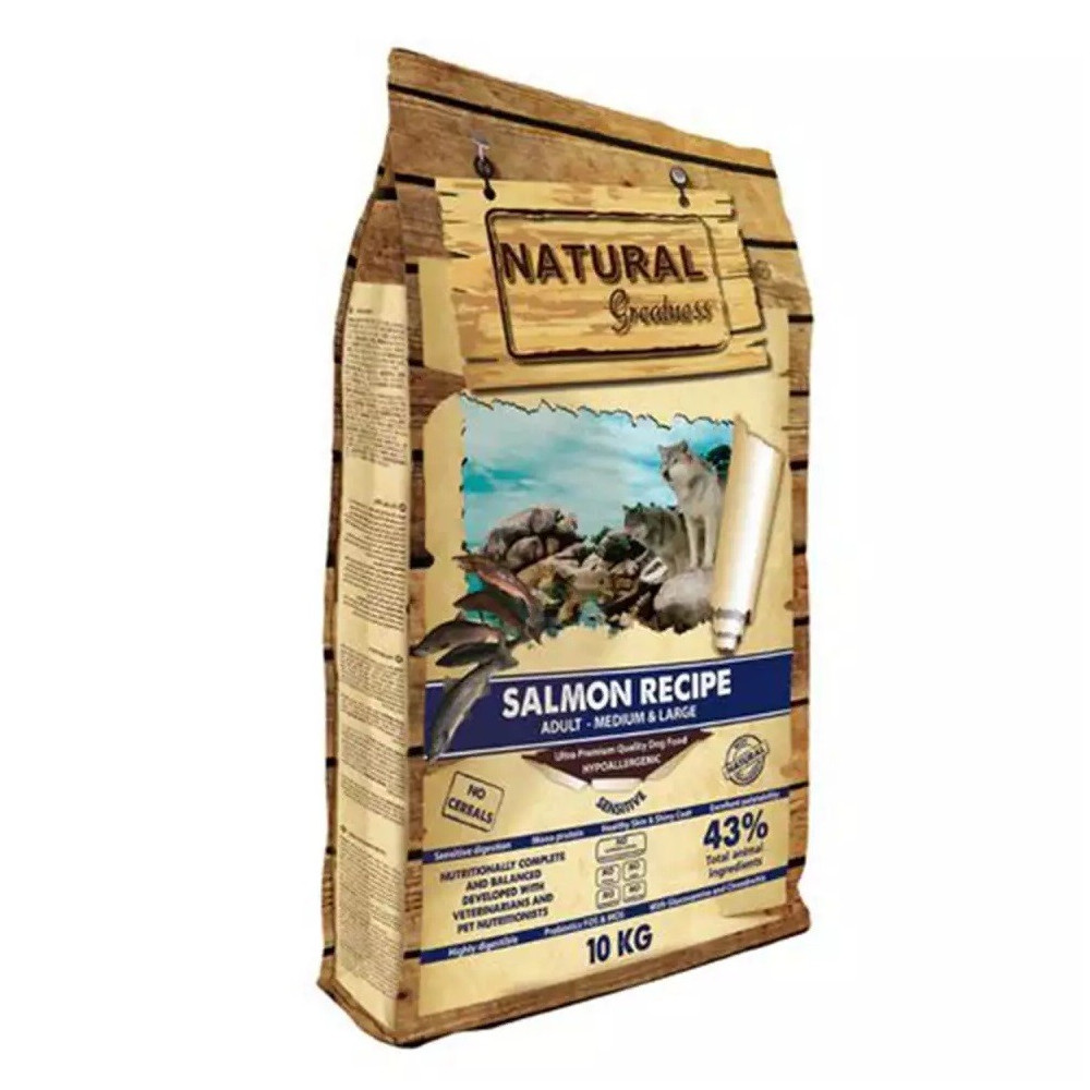 Natural Greatness Receta Salmón Sensitive Medium/Large 10 Kg