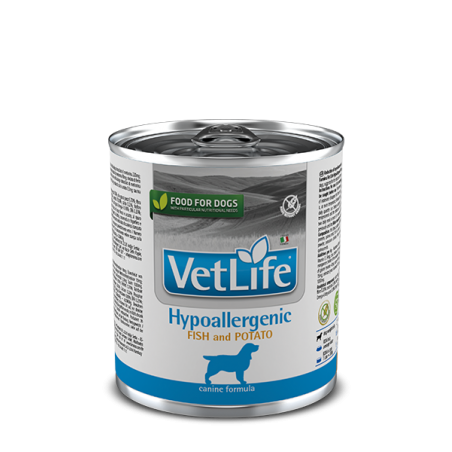 Farmina Vet Life Dog Lata Hypoallergenic Pescado y Patata 300gr